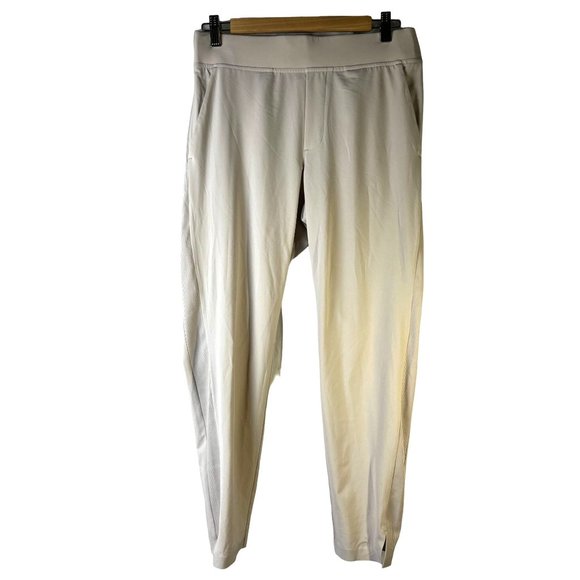 Athleisure Workout Casual Athleta Abalone Grey Brooklyn Ankle Pant, Women's 4 - Picture 1 of 9